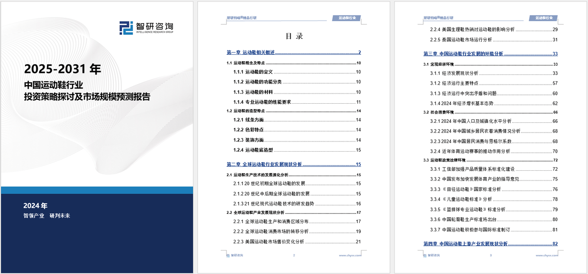 投资前景研究报告（2025-2031年）球盟会登录平台中国运动鞋行业发展现状及(图6)